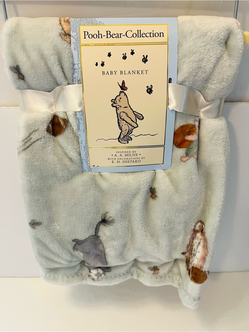 Winnie the Pooh & Adirondack Baby by Berkshire Lot of 2 Baby Blankets Car Sports - Picture 10 of 12